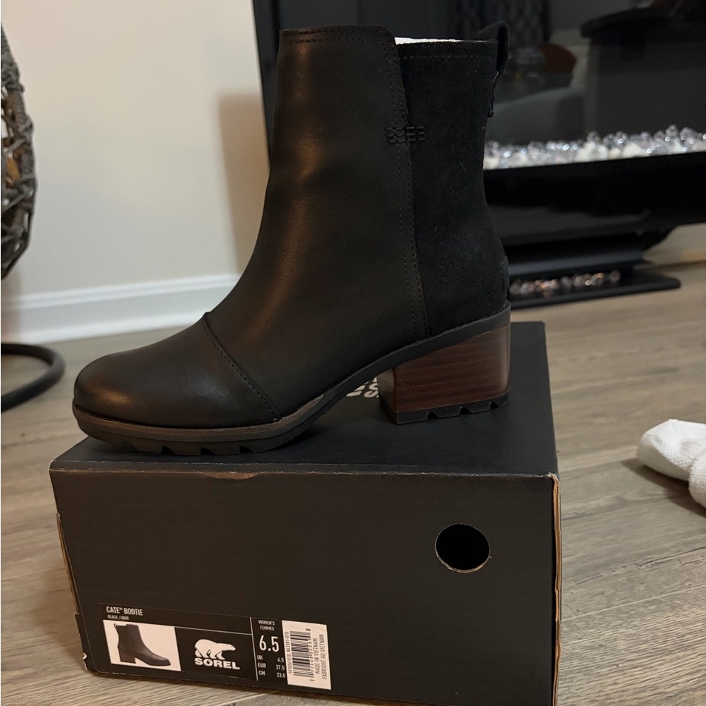 Sorel Cate Bootie Women Waterproof Boots Size 6.5 - Picture 9 of 9